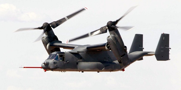  El convertiplano V-22 Osprey. 